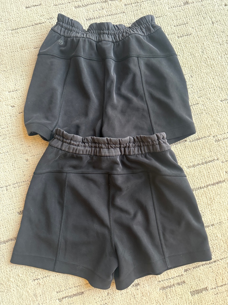 Lululemon Athletica Black Athletic Shorts (Pair)